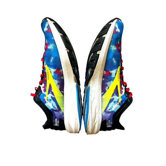 Brooks Launch 9 Mens Running Shoes Size 9.5 Multicolor Tie-Dye Lightweight Athle - Picture 7 of 9